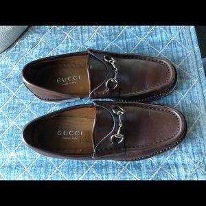 GUCCI Women’s Brown Horsebit Loafers (Sz 37)